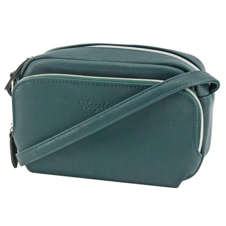 Female Bag B2773-04111, dark-emergent color, artificial leather, 70x7x14 cm