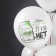 Shar Latex 12 “You are not”, pastel, 1-sided, set 25 pcs., White, mix