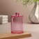Organizer for cotton sticks, with a lid, d = 6.7 × 10.5 cm, in the box, the color is pink
