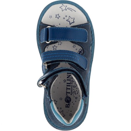 Baby sandals, size 24, blue color-2