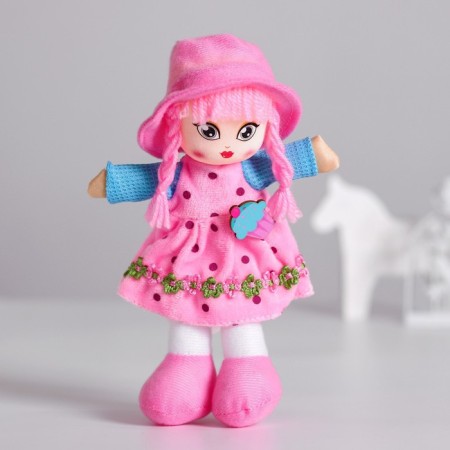 Doll "Ulyana", with a brooch, 20 cm-3