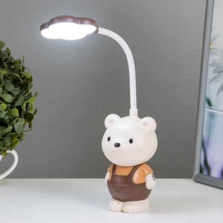 Nightlight "Bear" LED 2W beige-chocolate 7.5x7x12 cm-1