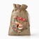 Gift bag with thermonacle "New Year's Wreath", 16 x 24 cm, New Year