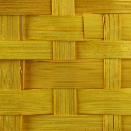 A set of wicker baskets, D19x9/32 cm, d22x9.5/34 cm, d25x10/36 cm, 3pcs, yellow, bamboo-5