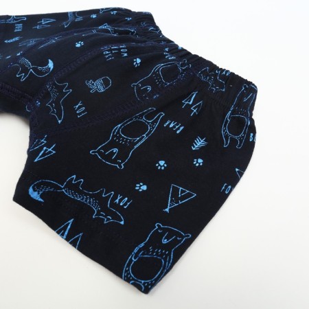 Coward cowards for a boy, dark blue/animals, height 110-116 cm-1