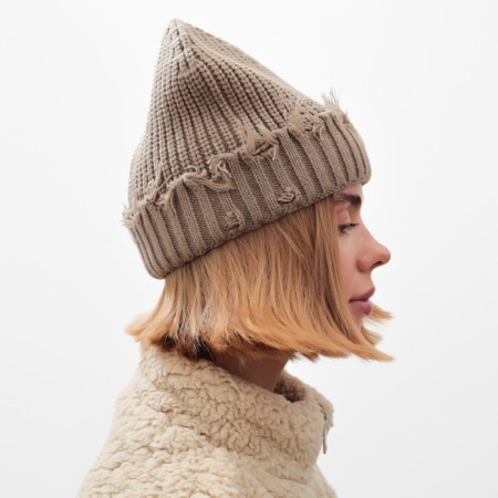 Women's hat minku, beige color, rr 56-58-1