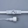 Garland "Curtain" 2 × 6 m, IP44, UMS, white thread, 1440 LED, warm white glow, 220 V