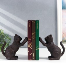 Holders for books of cast iron 
