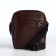 Male bag with lightning, brown color