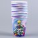 A one -time paper glass “Happy New Year”, Christmas tree and dragons, 250 ml