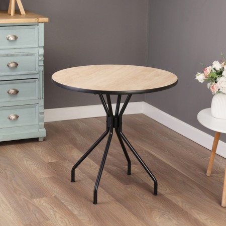 Table Kitchen Rund LDSP 22 mm, 780x780x740, Irish oak-1