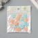 Decor for the creativity of the felt shine "Zvezda" Blue 2x2 cm