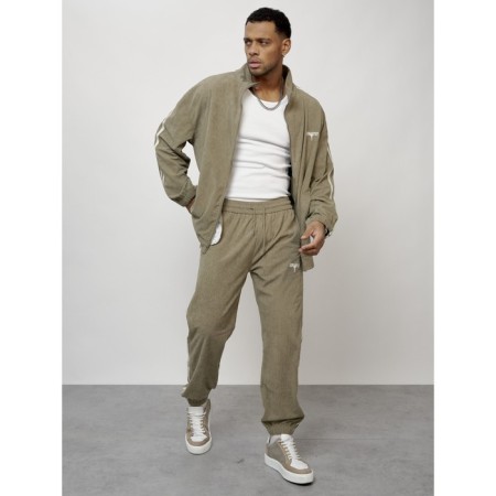 Men's tracksuit, size 56, khaki color-15