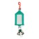 Toy for birds "Four -sided mirror", 3.5 x 3 x 14 cm, green