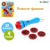 Developing “Funny Projector” toy with a flashlight, 4 slides, 32 pictures, mix
