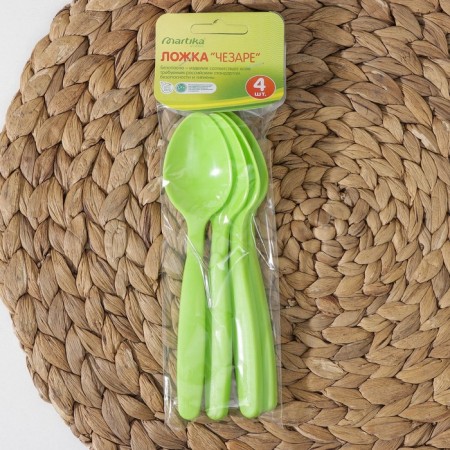 Set of spoons "Cesare", 4 pcs, C479, Mix color-4
