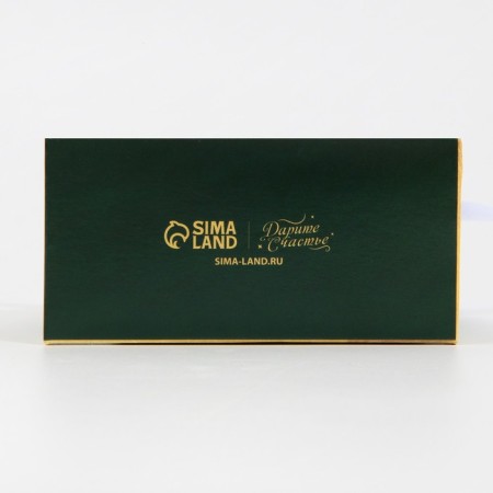 Bonbonnier box, gift packaging, “malachite”, 10 x 5.5 x 5.5 cm-4