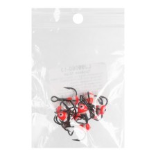 Triple hooks for Lucky John lure with colored drops, RFR color, No. 06, 10 pcs.
