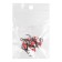 Triple hooks for Lucky John lure with colored drops, RFR color, No. 06, 10 pcs.