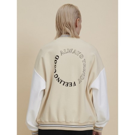 Female jacket, size m, cream color-5