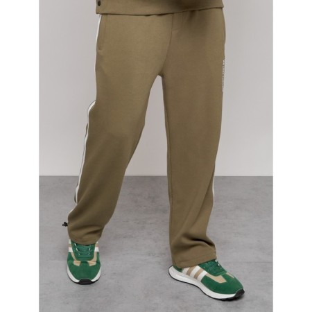 Male tracksuit, size 50, khaki color-9