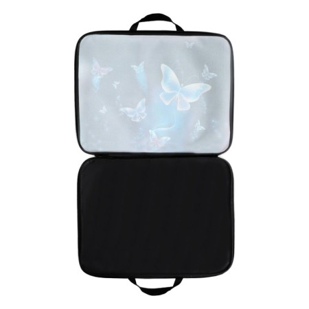 Folder for drawings and drawings A3, 470 x 350 x 20 mm, with handles, textile, calligrata "butterflies"-9