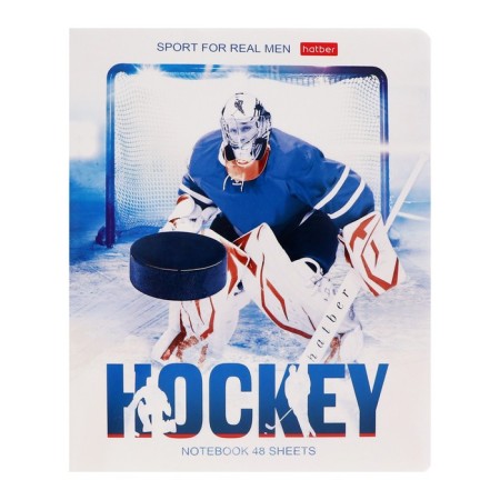 Notebook of 48 sheets in a hockey cage, covering a coated cardboard, mix-7