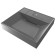 Sink above the Uperwood Top 60x55 cm washing machine, gray matte