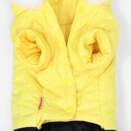 Kombinyson "Fluff", size L (DS 35 cm, OG 47, Osh 36 cm), yellow-10