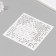 Plastic stencil "inscription" 15x15 cm
