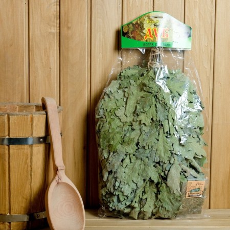 Set of Extra Venik from the Caucasian Oak with a tea drink "Vigor 1", in packaging-1