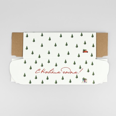 Folding box "Happy New Year", 12 x 33.6 x 12 cm, New Year-6