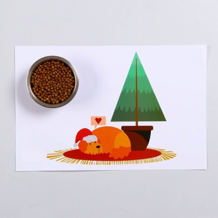 Rug for a bowl "Pigzon" 43 x 28 cm "Rest"-1