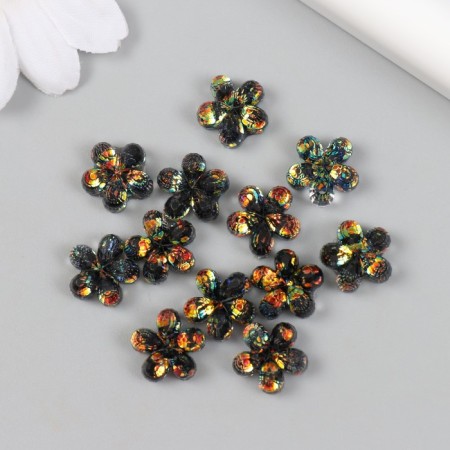 Decor for creativity Plastic "Flower Lake" Purviats 1.2x1.2 cm-2