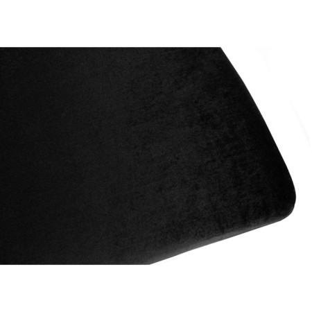 Stool on a metal frame ODDA Metal/velor, chrome/black 50.5x65x91 cm-6