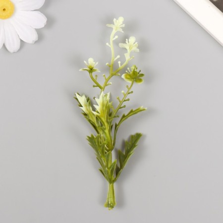 Artificial plant for creativity "Flowers with sharp leaves" set of 6 pcs 11.5 cm-1