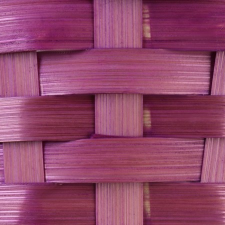 Wicker basket, d19 x 9 x 32 cm, purple, bamboo-5