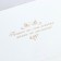Wedding invitation, carved, red color