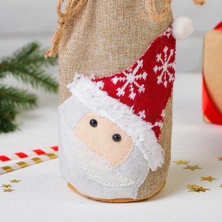 Czech on the bottle "Santa Claus" A cap with a snowflake-2