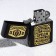The gasoline lighter “First among equals”, 5.5 x 3.5 cm.