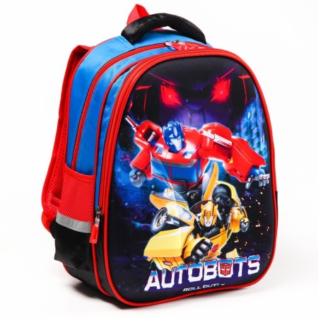 School backpack, 39 cm x 30 cm x 14 cm "robots", transformers-3