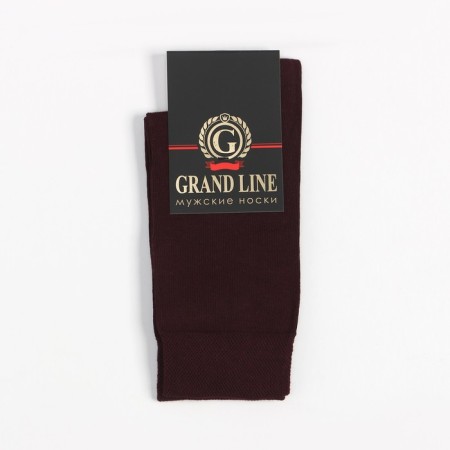 Male socks, burgundy color, size 27-4