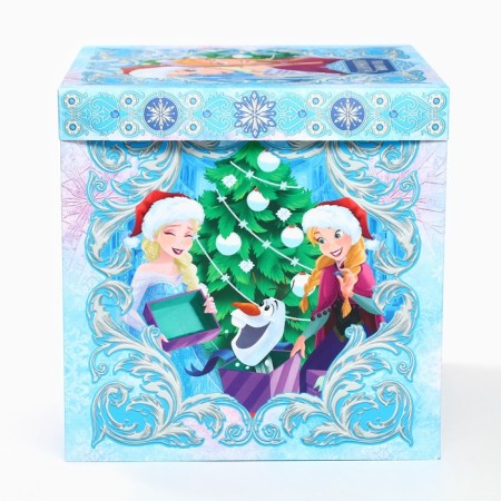 Gift Folder Fairy Tale New Year, 30x30x30 cm, cold heart-10