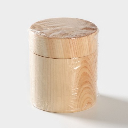 Bank - container for bulk and liquids Magistro, sealed, with a lid, a whole cedar, 100 ml-10