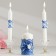 Set on the table of the newlyweds "Harmony", blue