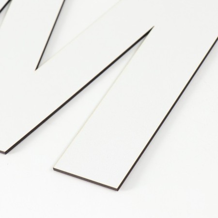 Panel letters "Home" The height of the letters 20 cm, set 4 details white-1