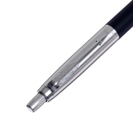 Ballpoint pen Parker Jotter XL K69 Matte Black Ct M, stainless steel case, blue ink-3