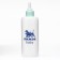 A bottle for feeding with a measured scale, 100 ml (nipple+funnel), blue