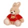 Soft toy "Bunny in the jacket", Mix colors