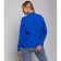 Jumper female, blue color, size 44-48